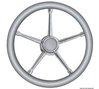 Osculati A soft polyurethane steering wheel grey/SS 350 mm