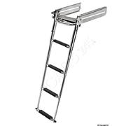 Osculati Big under-platform sliding ladder EXTRA-LARGE STEPS (57 mm) boat