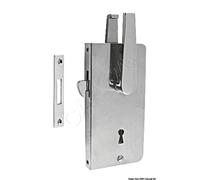 OSCULATI Chromed Brass Sliding Door Lock With Regular Key 38.348.71