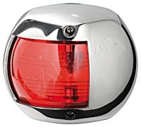 Osculati Compact 12 Stainless Steel 112.5 Degrees LH Red Navigation Light 12V