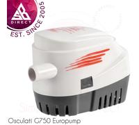 Osculati G750 Automatic Europump│12V│48L/m Flow Rate│3m Pump Head Bilge Pump