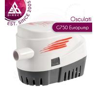 Osculati G750 Automatic Europump│12V│70L/m Flow Rate│3.2m .Pump Head Bilge Pump