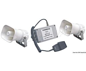 OSCULATI Horn/Whistle With 2 Waterproof Speakers 12 V