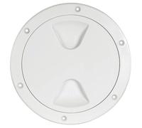 Osculati Inspection hatch 125 mm screw lock, white, 1 kg, Vehicle Specific Fit