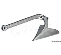 OSCULATI Marine Boat Galvanized Steel Plough Steel Anchor 7kg