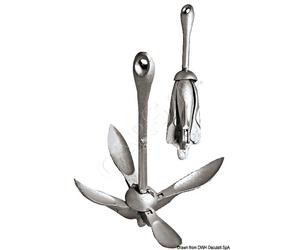 OSCULATI Marine Boat Stainless Steel Grapnel Anchor 8kg SAV System
