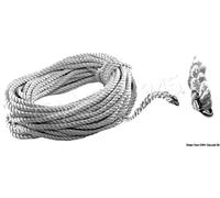 Osculati Marine Boat White Rope with Chain Link for Windlass Chain ⌀=14mm L= 35m