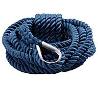 Mooring Line Anchor Rope 24mm Blue Spliced Stainless Thimble 15m long MRBE2415