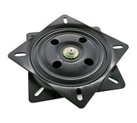 Osculati Painted Steel Rotating Base Guided w/Seat, Black, Model 48.648.00