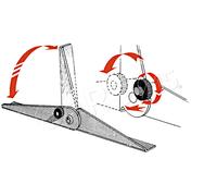 Osculati Pair Of Seat Stainless Steel Hinges