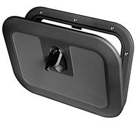 Osculati Plastic Inspection Hatch - 380MMX280 MM - Available in Cream, Black Or Grey Size:black