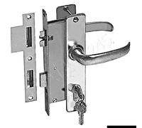 OSCULATI Satin Finish Chromed Brass Lock Right RH