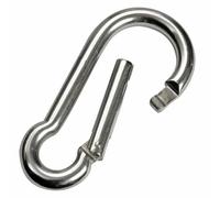 Osculati Stainless Steel Carabiner With Flush Closure 8 Mm
