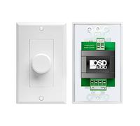 OSD Audio 70V Mono 25W in-Wall Volume Control Unique Thru-Put Easy Daisy Chain Install (White, Almond, Bone) MVC25