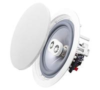 OSD Audio ICE800TTWRS 8" Dual Tweeter 150W In-Ceiling Water-Resistant Outdoor Speakes Paintable Grills (White, Single)