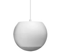 OSD Audio Sphere 6.5" Indoor Hanging Pendant Speaker (Single White) Reinforced Cable Suspension 70V and 8 Ohm