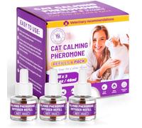 OSDUE Cat Calming Plug In Refiils, 3 Pack Pheromone Diffuser Refiils for Cats Relaxation, Anxiety Relief & Stress Relief, Calming Diffuser Refiil Kit for Cat, 90 Days
