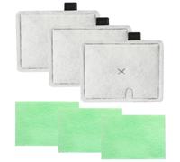 OSDUE CF1 Filter Service Pack 3 Month, Compatible with Interpet Internal CF1 Cartridge Filters, Fish Tank Filters Cartridges Kit (3 Filter Cartridges, 3 Algaway Pads)