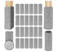 OSDUE Chair Socks,24 PCS Chair Leg Socks with Felt Pads, Non Slip and High Elastic Floor Protectors Covers Furniture Caps Set Fit Round Square Chairs Feet with Diameter