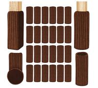 OSDUE Chair Socks,24 PCS Chair Leg Socks with Felt Pads, Non Slip and High Elastic Floor Protectors Covers Furniture Caps Set Fit Round Square Chairs Feet with Diameter