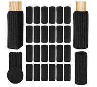OSDUE Chair Socks,24 PCS Chair Leg Socks with Felt Pads, Non Slip and High Elastic Floor Protectors Covers Furniture Caps Set Fit Round Square Chairs Feet with Diameter