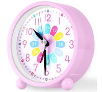 OSDUE Children's Alarm Clock,4 Inches Analog Quartz Alarm Clocks with Ticking, Easy to Read Dial, Learn The Time for Boys Girls, Bedroom, School Gifts, Battery Powered