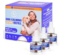 OSDUE Dog Calming Plug In Refill, 3 Pack Dog Calming Plug In Pheromone Diffuser Refills, Helps Relaxation, Anxiety Relief & Stress Relief, 90 Day