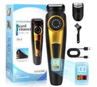 OSDUE Hair Clipper for Men, Beard Trimmer Men, Grooming Kit with Ultra Sharp Blade, 10 Length Setting, 60 Min Runtime, Mens Beard Trimmers Electric Head Shaver for Stubble Trimming Body Shavi, Black