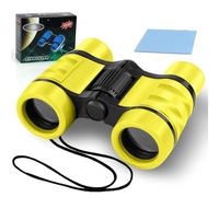 OSDUE Kids Telescope Outdoor Toys, 4x30 High Resolution Binoculars for Kids' Educational Learning & Sports, Yellow