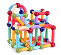 OSDUE Magnetic Building Blocks,48PCS Magnetic Sticks for 3 4 5 6 7 Year Old Boys Girls, STEM Construction Toys, Building Construction STEM Educational Toys Birthday Gifts for Toddler Boys Girls