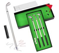 OSDUE Mini Golf Club Putter Ballpoint Pen, Golfers Gift Box Set, Presents for Dad, Funny Novelty Gift for Friends, Office Accessories, Desk Decor, Brother Stocking Fillers, Personalised Pen