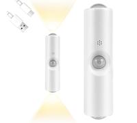 OSDUE Motion Sensor Light Indoor, Wall Lamp Battery Operated Rechargeable RGB 3 Color Temperature Smart Sconce Lights, Magnetic Stick Wall Lights for Bedroom Corridor Porch Bathroom Staircase, 1 Pack