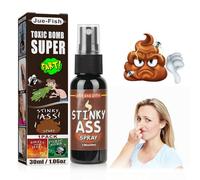 OSDUE Prank Fart Spray, Tricky Liquid Fart Spray, Halloween Tricky Spray, Jokes and Pranks for Adults, Safe and Portable April Fools' Day Tricky Toys (1 * 30ML)