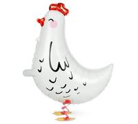 OSDUE Rooster Animal Balloons,1pc Rooster Foil Walking Animal Balloons