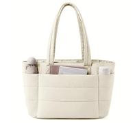 OSDUE Tote Bag for Women with Zip Large Capacity Puffer Handbag | Large Capacity Shoulder Handbag Laptop Handbag Suitable for Back to School, University, Work, Travel, and Fitness