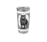 Ose Ars Goetia Demon Leopard Stainless Steel Insulated Tumbler