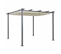 Oseasons Acorn 3M X 3M Square Pergola In Creamy White