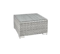 Oseasons Malta Rattan Coffee Table In Dove Grey