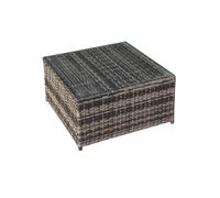 Oseasons Malta Rattan Coffee Table In Grey Walnut, Grey