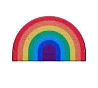 Oseasons Rainbow Medium Half Moon Doormat - Rainbow - Vinyl - 1