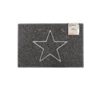 OSeasons Star Small Embossed Doormat In Grey