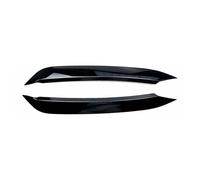 OSEAY Fit For Volkswagen Fit For VW Polo MK6 2019-2023 Headlights Eyebrow Eyelids Stickers ABS Trim Cover Accessories Car Styling Body Kits (Size : Gloss Black)