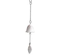 Oseczmut Japanese Wind Chimes - Traditional Zen Cast Iron Temple Wind Chimes | Traditional Zen Decoration with Neutral Design Ideal for Garden, Home, Patio, Patio, Porch, Indoor and Outdoor