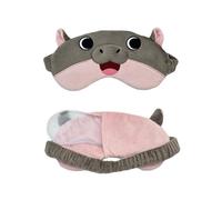 Oseczmut Soft Sleep Mask, Sleep Eye Mask, Creative Hippo Sleep Mask - Comfortable Animal Sleep Eye Mask, Cute Plush Animal Sleep Mask