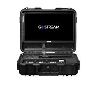 Osee GoStream Deck Pro All-in-One Live Streaming Switcher, 4 HDMI Input, USB-C I/O, 14" Built-in Monitor, Video Mixer Recorder Player with DC-to-Type C Cable, NDI Optional & Upgradable
