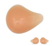 OSEMISS A-E Cup Self Adhesive Asymmetrical Shape One Piece Silicone Breast Forms Left/Right Fake Boobs Mastectomy Prosthesis Crossdresser Transgender Bra Pad Enhancers,Left Side Only,CC Cup :350g