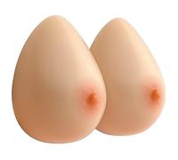OSEMISS Nude,300g/Pair(AAA Cup), Silicone Breast Forms Self Adhesive Fake Boobs False Breasts 300g-6000g Crossdressers Mastectomy Prosthesis Transgender Breast Cancer