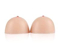 OSEMISS Nude,6000g/Pair(KK Cup), 1 Pair Self Adhesive Silicone Breast Forms Lifelike Nipple for Woman Chest Improvement Lifelike Fake Breast for Mastectomy Prosthesis Crossdresser Transgender