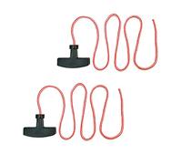 OSFTBVT 2 Pack Garage Door Pull Cord Emergency Pull Cord with Handle for Garage Door Opener