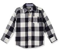 Osh Kosh Boys' Little Woven Buttonfront, Navy Plaid 6